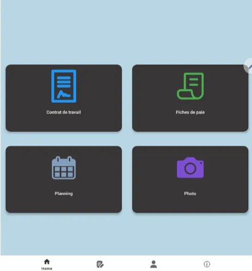 Application mobile pour ouvriers